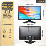 LESOWN N215 Ultra Wide Touchscreen Monitor 21.5 inch 1920x1080 Full HD VGA HDMI Wall Mount VESA Display