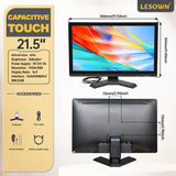 LESOWN N215 Ultra Wide Touchscreen Monitor 21.5 inch 1920x1080 Full HD VGA HDMI Wall Mount VESA Display