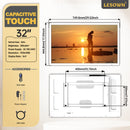 LESOWN N320-E01T/N320-E02T/N320-E03T 32 inch Industrial Display 1920x1080 16:9 Touchscreen VGA HDMI USB VESA100 Monitor