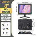 LESOWN N80 8 inch Portable 1024x768 IPS Car Rear View Monitor HDMI AV VGA USB VESA