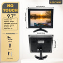 LESOWM N97-D01S 9.7 inch VGA Monitor Full HD 1024x768 LCD Resistive Screen VESA Display with Speakers