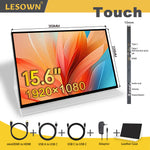 LESOWN P156GPS/P156GPT 15.6 inch Portable Monitor Gaming USB Type C Monitor