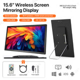 LESOWN P156KPM P185KPM Wireless 15.6 18.5 Inch FHD Portable Monitor Wireless Screen Projection Ideal for Streaming Movies and Reading Documents