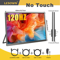 LESOWN P185KPR/P185KPTR 18.5 inch 120Hz Large Portable Gaming Monitor