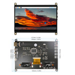 LESOWN R7H-ST 7 inch Capacitive Touchscreen 1024x600 HDMI Display wich Case