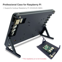 LESOWN 7 inch Raspberry Pi Touch Screen Display Case Holder