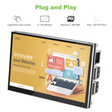 LESOWN R5P-ST 5inch DSI Display 800×480 IPS Touchscreen for Raspberry PI