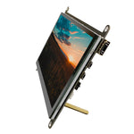 LESOWN R7-A Wide Small Screen 1024x600 IPS LCD Display HDMI Portable Monitor Touch Module with Case