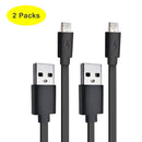 LESOWN [Pack of 5PCS] 1ft /0.3m Premium Flat Short Micro USB Cables