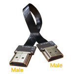 LESOWN Slim Flat FFC Standard HDMI Cable Male to HDMI Female Interface