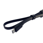LESOWN [Pack of 5PCS] 1ft /0.3m Premium Flat Short Micro USB Cables