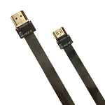 LESOWN Slim Flat FFC Standard HDMI Cable Male to HDMI Female Interface