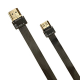 Slim Flat FFC Standard HDMI Cable Male to HDMI Female Interface