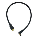 30CM Cord Right Angle HDMI Cable 4K Ultra HD 1080P